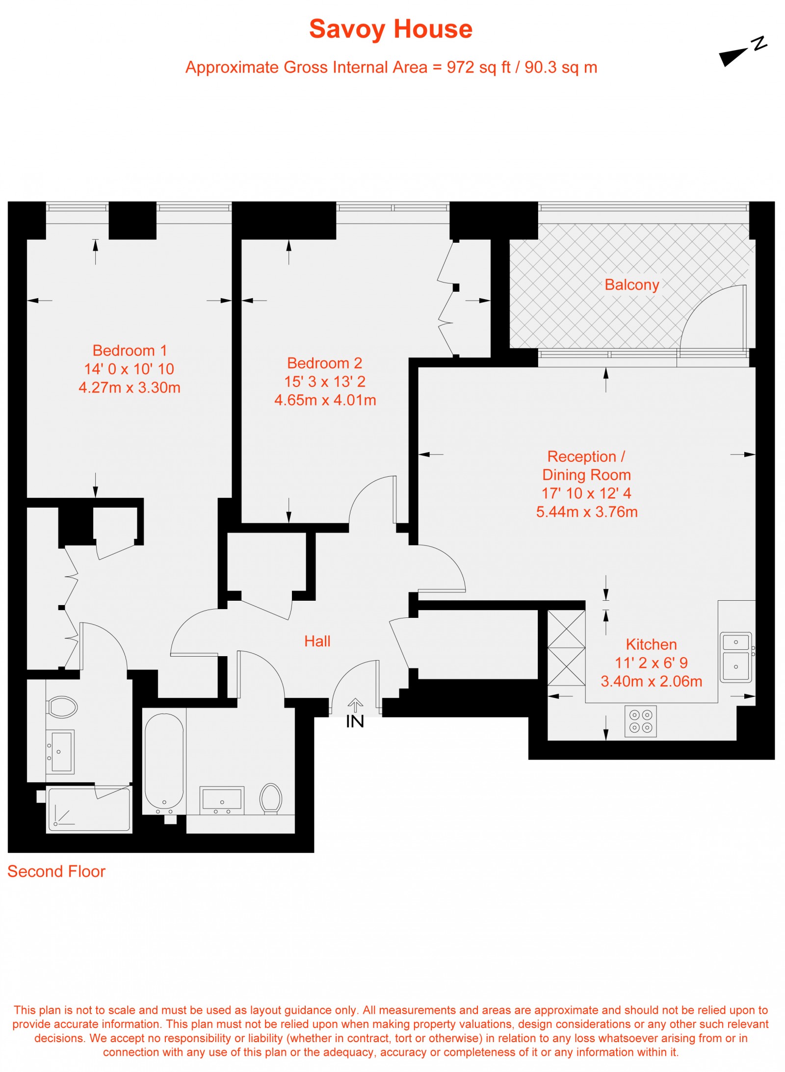 Floorplan for Lockgate Road, London, SW6