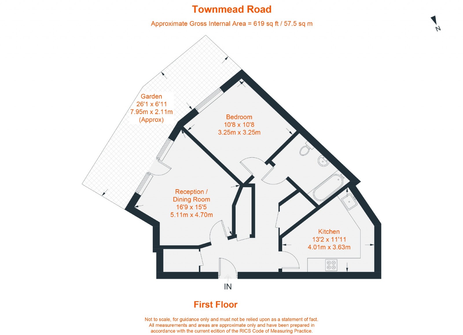 Floorplan for Townmead Road, London, SW6