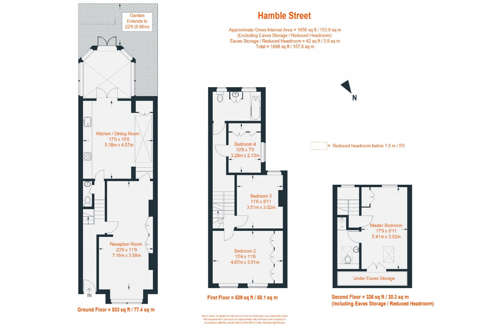 Floorplan for Hamble Street, Fulham, SW6