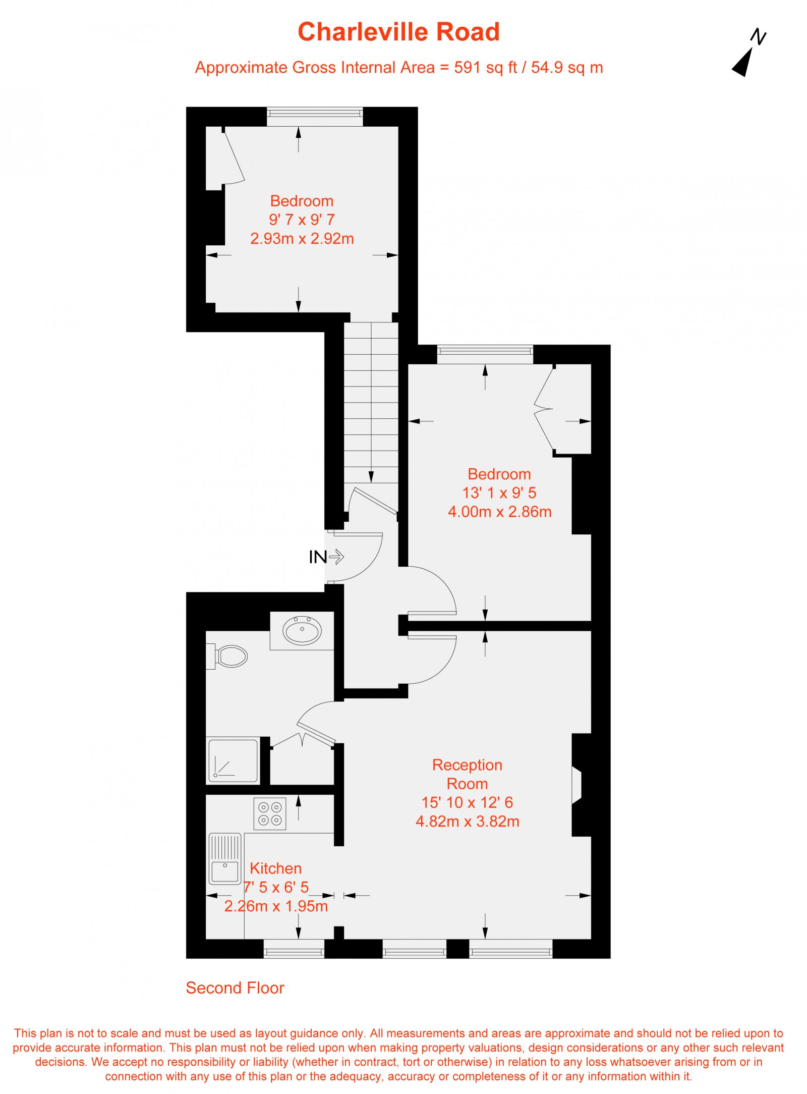 Floorplan for Charleville Road, London, W14