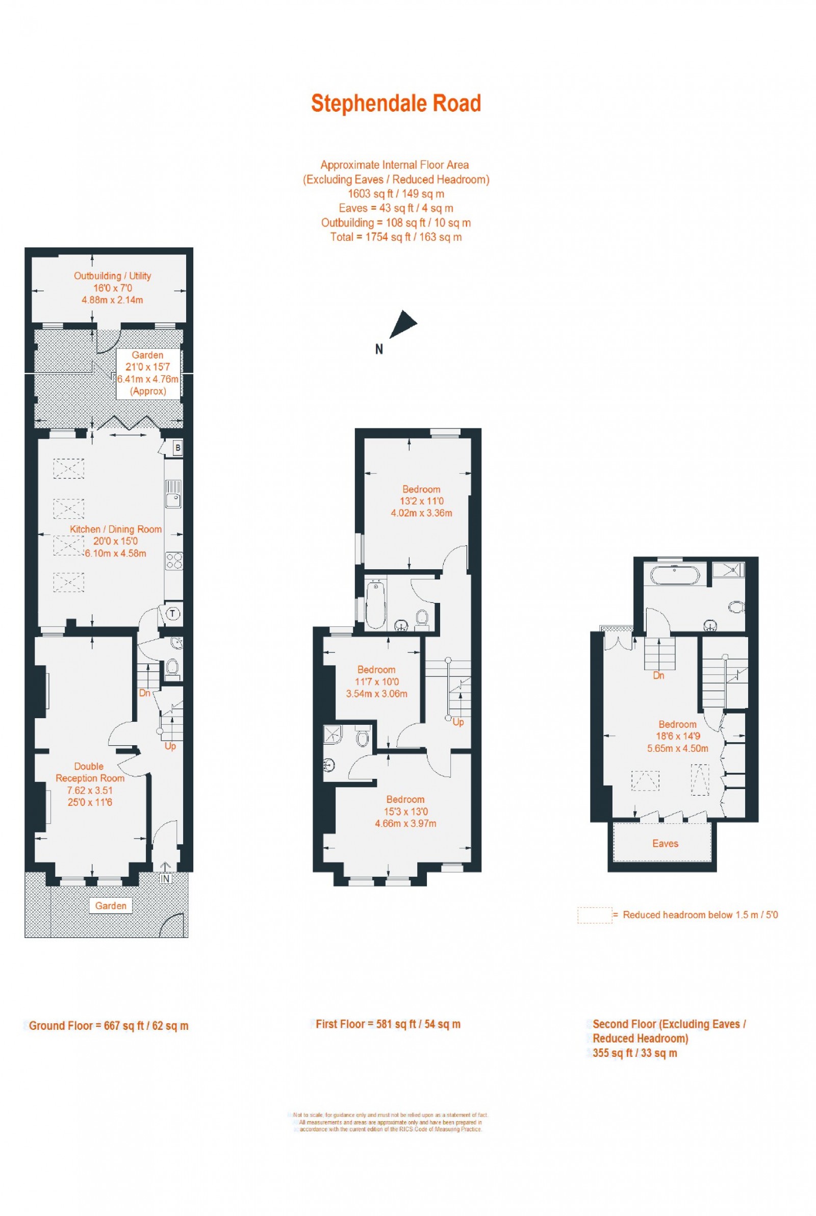 Floorplan for Stephendale Road, Fulham, SW6