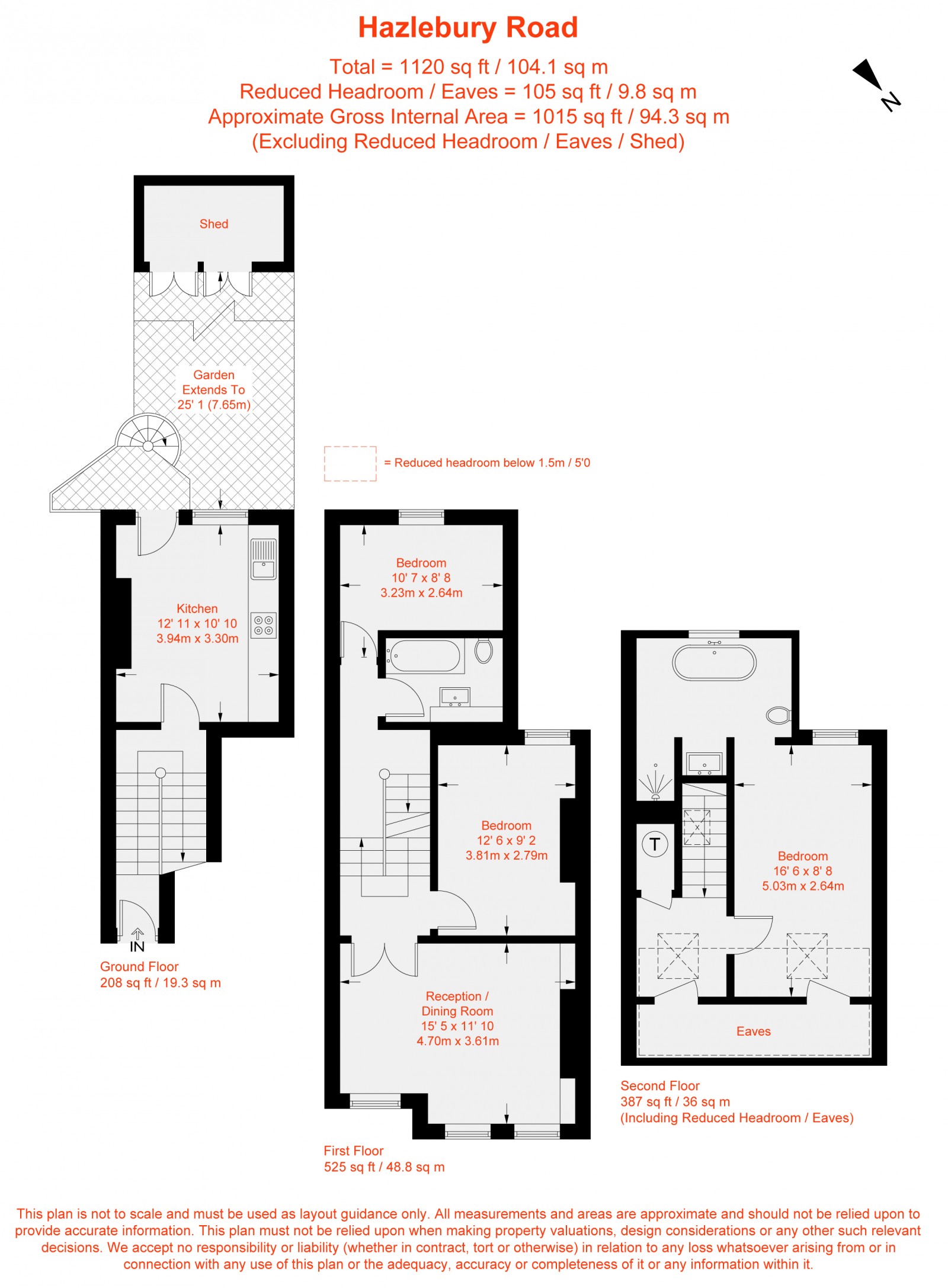 Floorplan for Hazlebury Road, Fulham, SW6