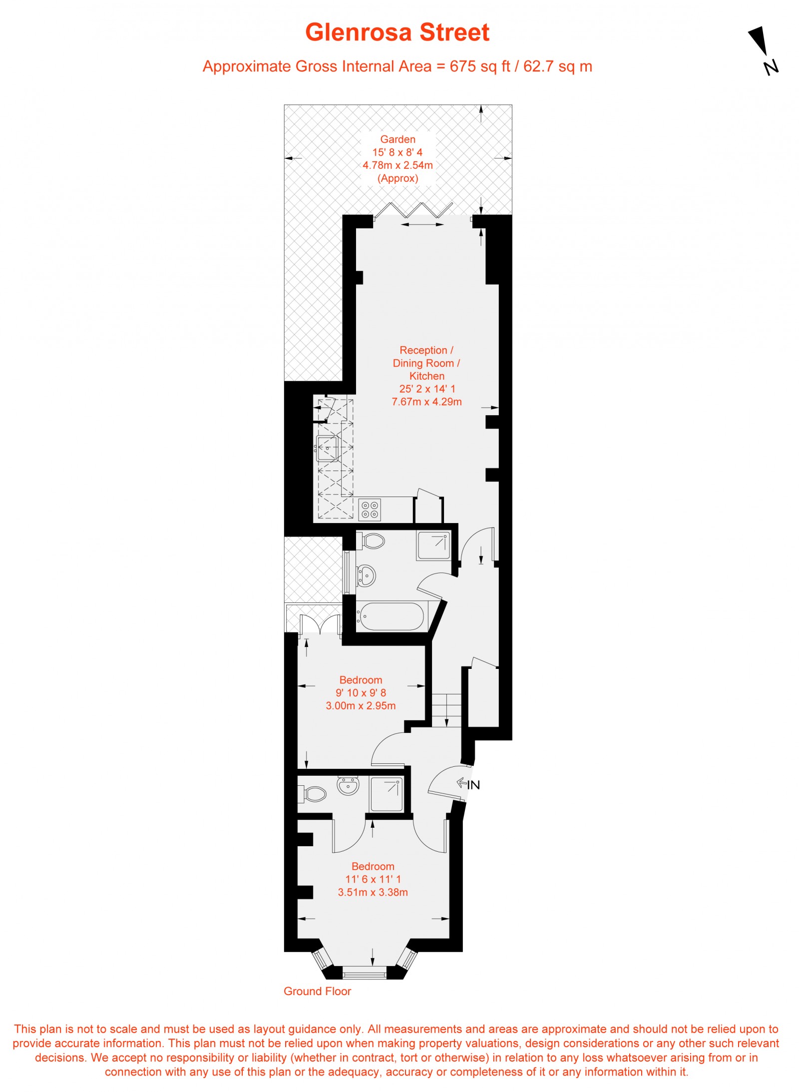 Floorplan for Glenrosa Street, Fulham, SW6