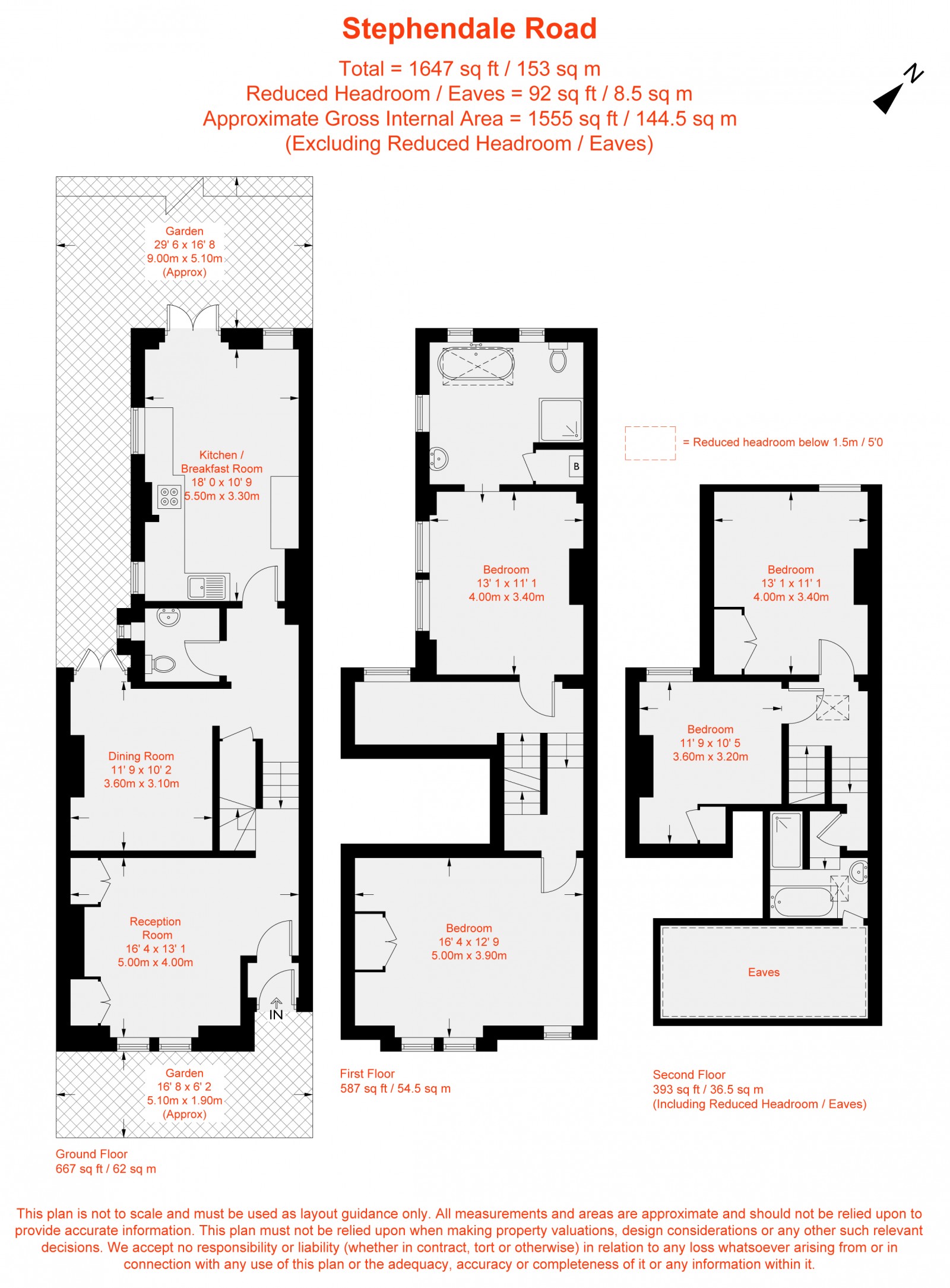 Floorplan for Stephendale Road, Fulham, SW6