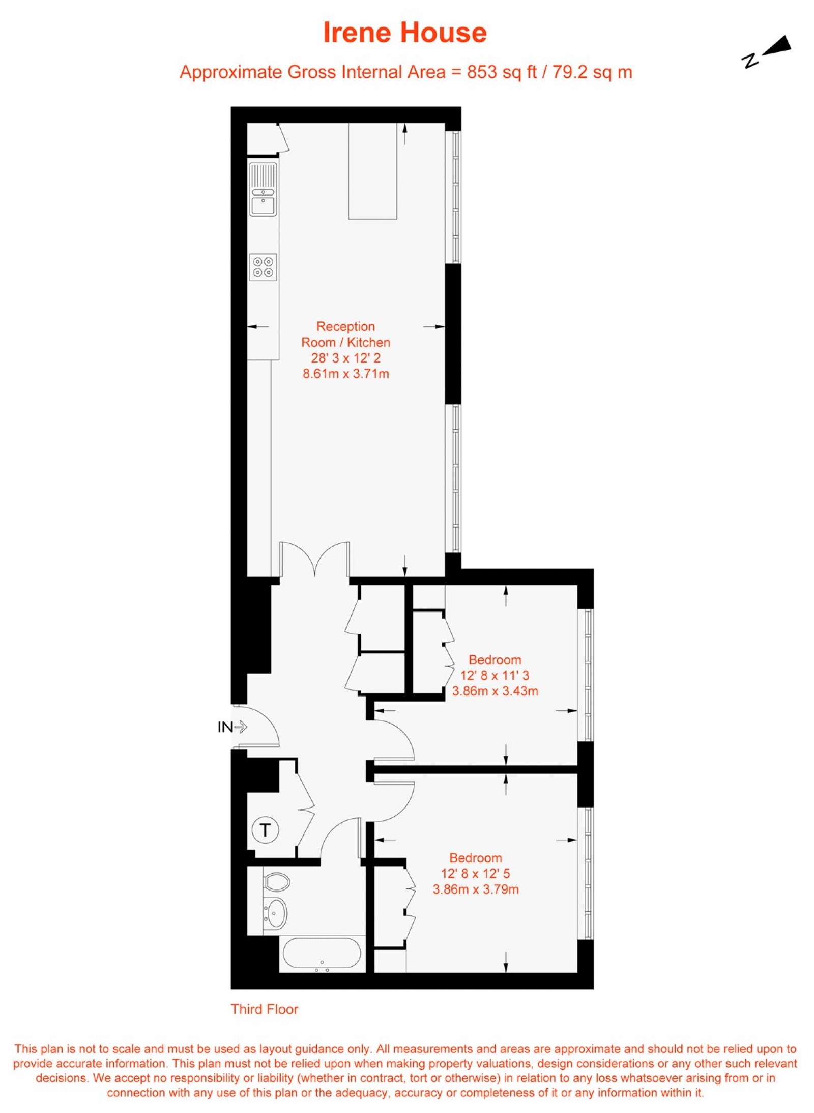 Floorplan for Balham High Road, London, SW12