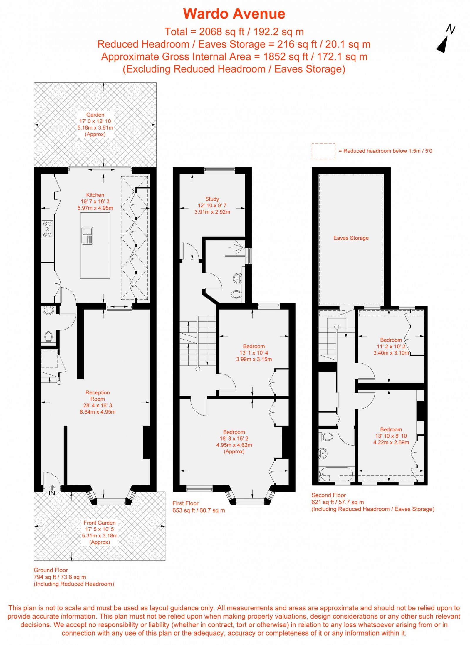 Floorplan for Wardo Avenue, London, SW6