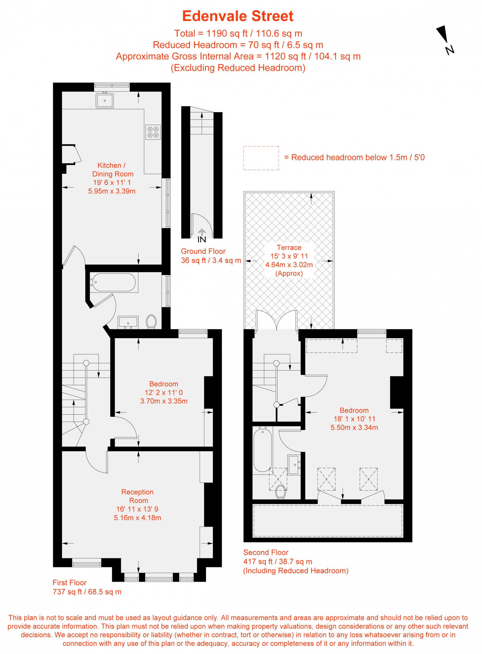 Floorplan for Edenvale Street, Fulham, SW6