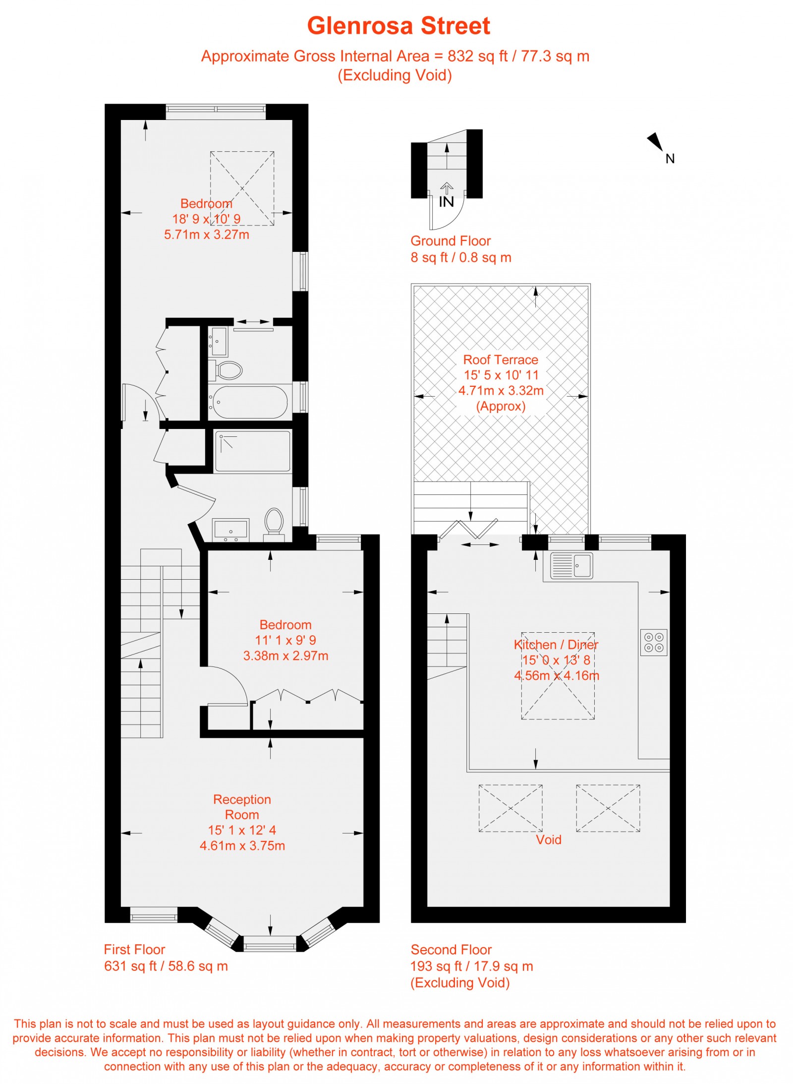 Floorplan for Glenrosa Street, Fulham, SW6
