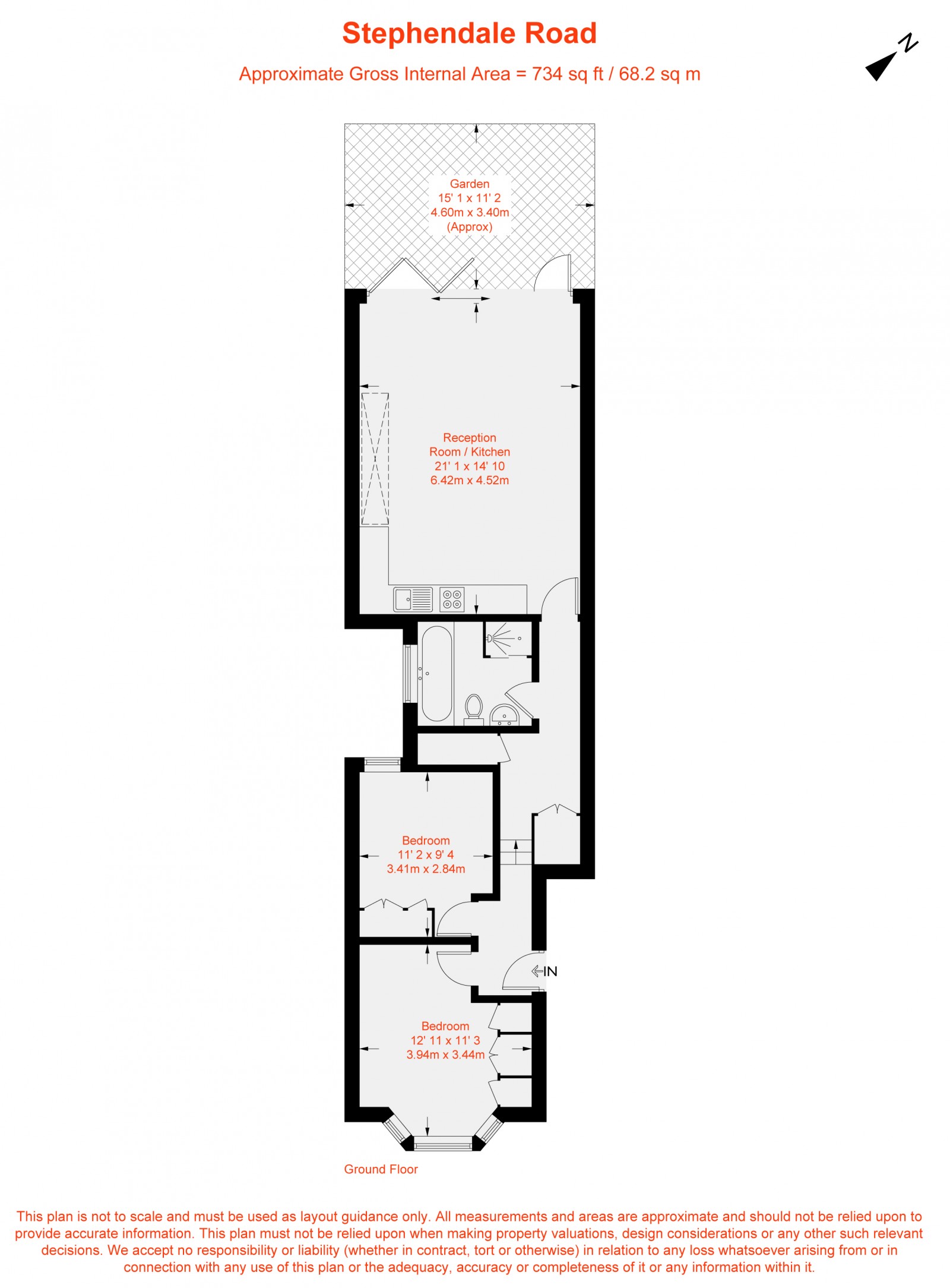 Floorplan for Stephendale Road, London, SW6