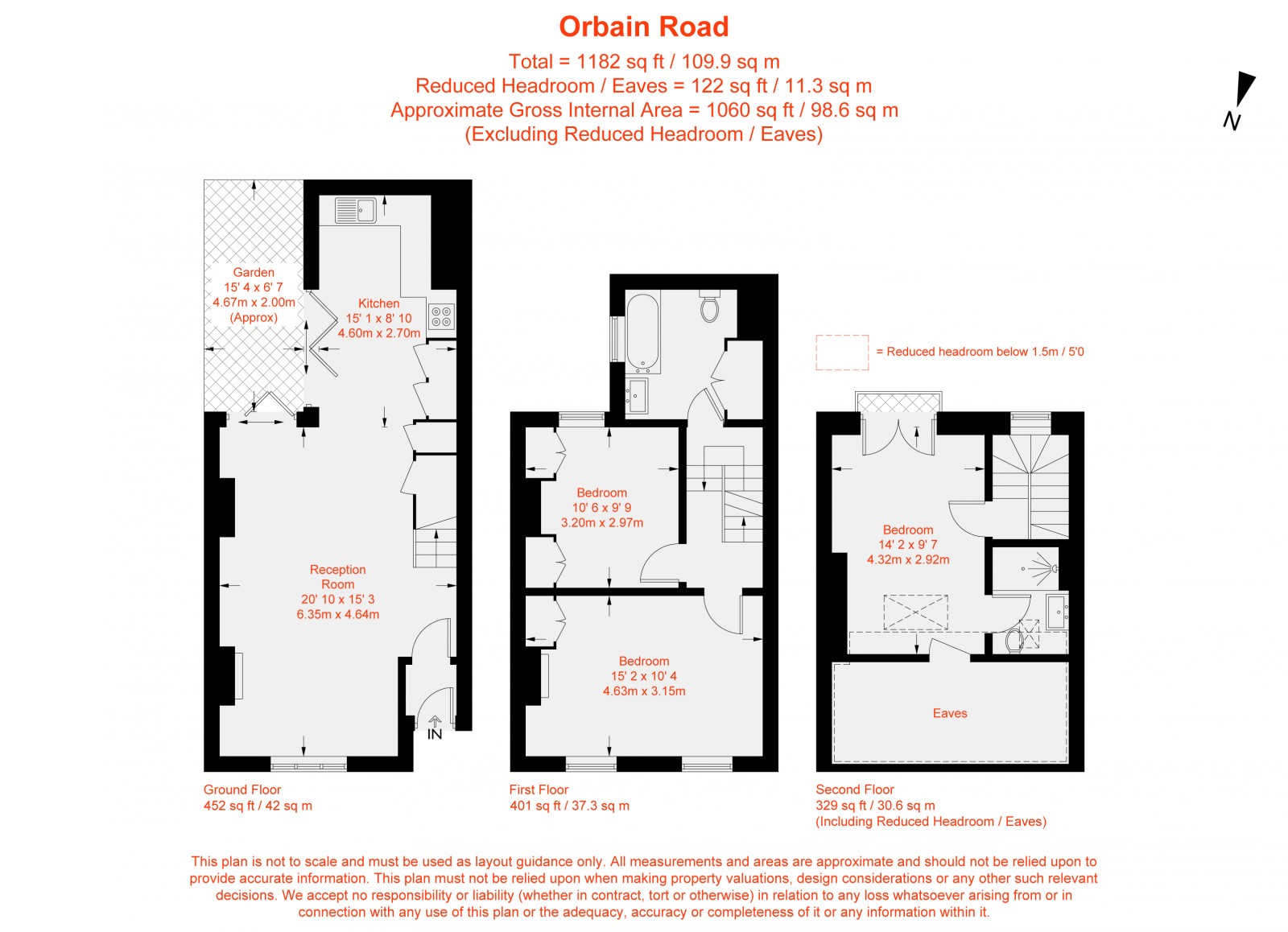 Floorplan for Orbain Road, Fulham, SW6