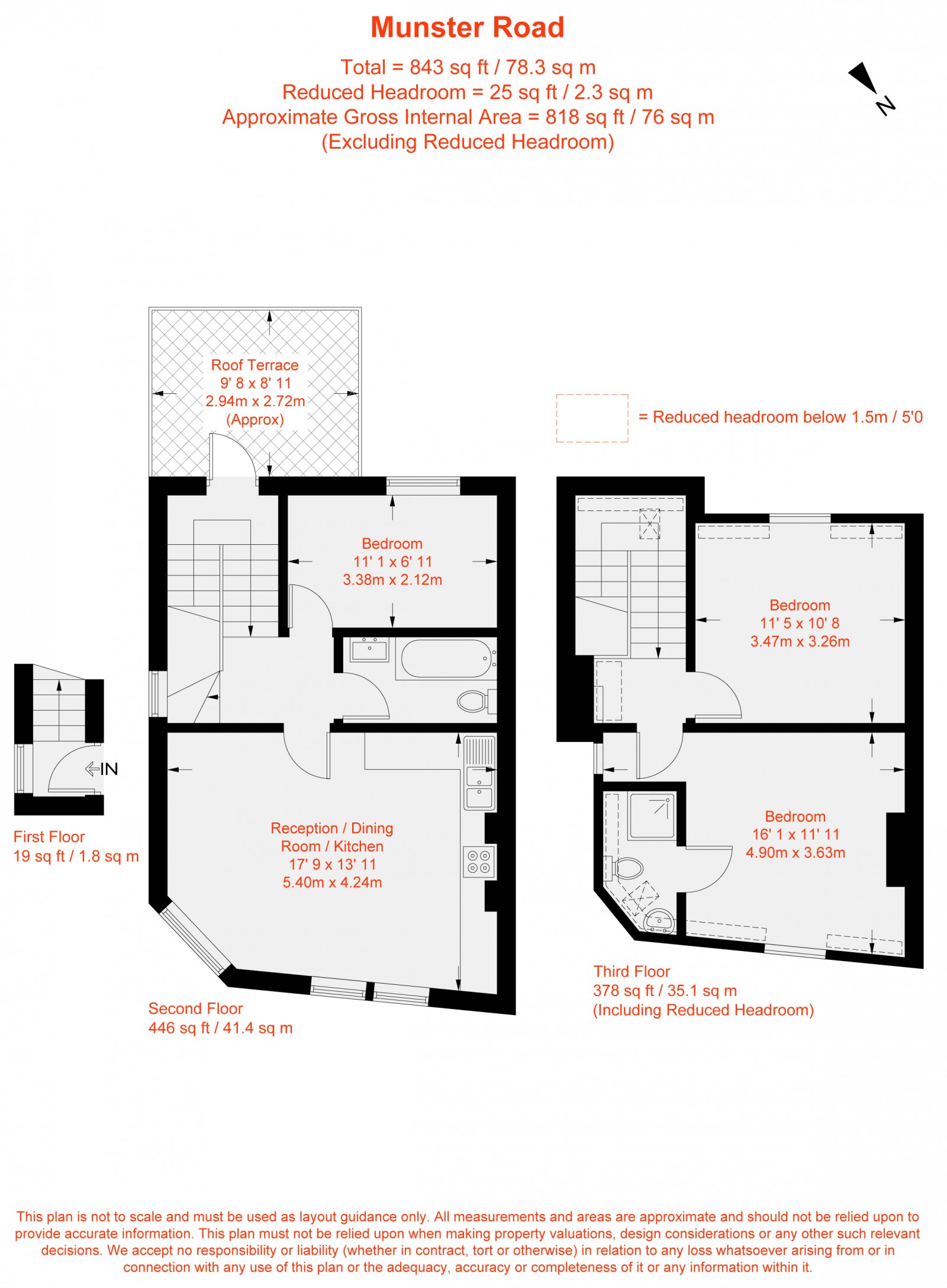 Floorplan for Munster Road, Fulham, SW6