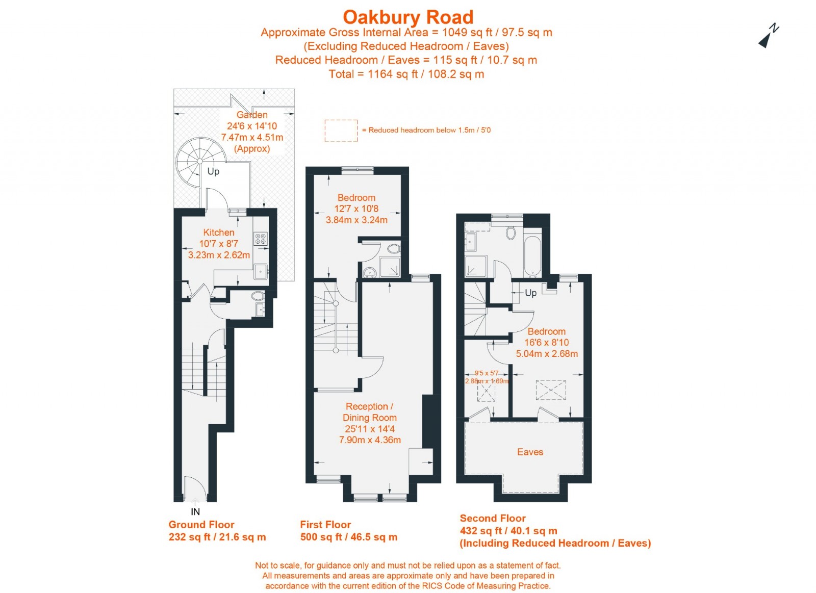 Floorplan for Oakbury Road, London, SW6