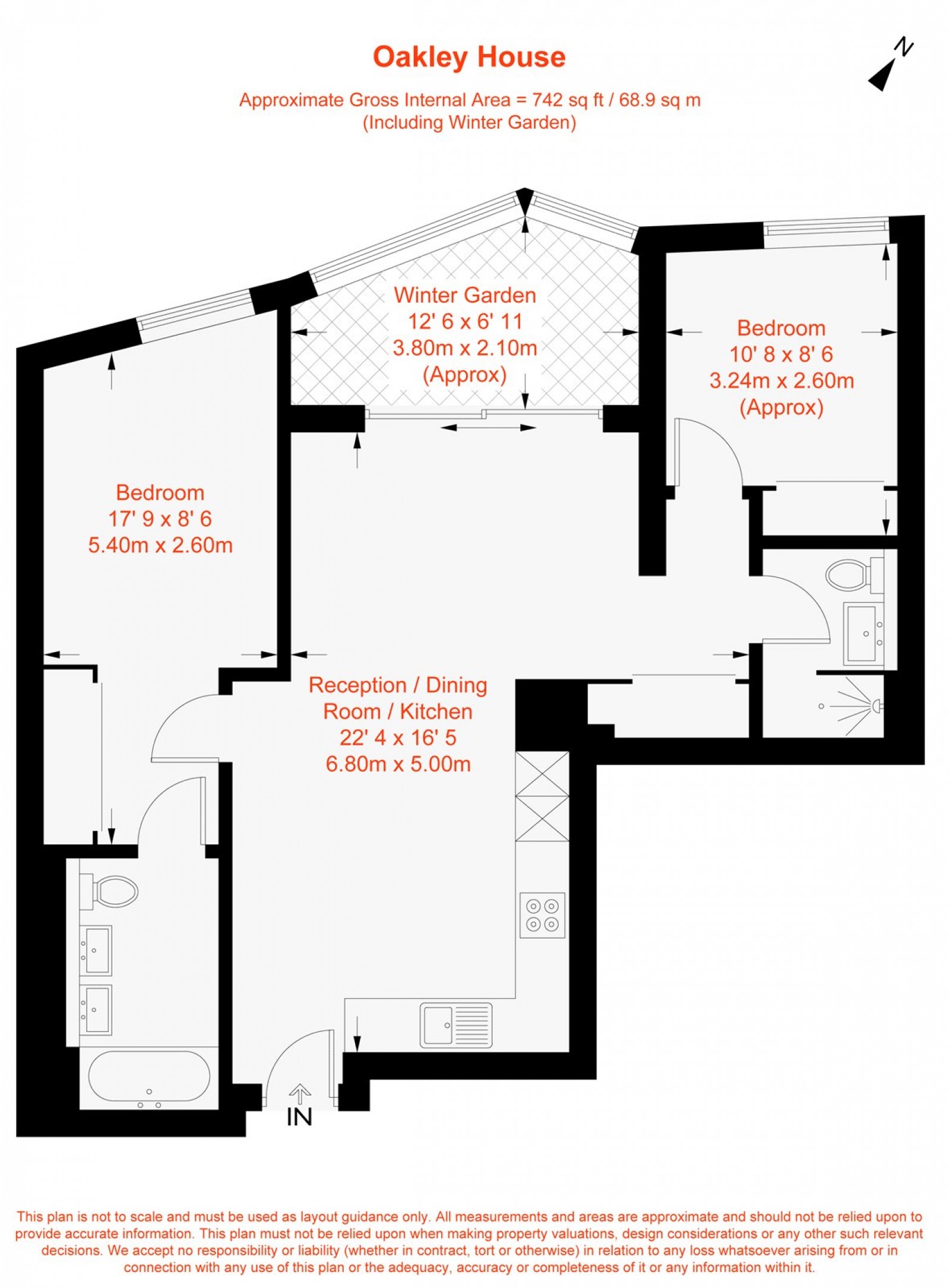 Floorplan for Electric Boulevard, London, SW11