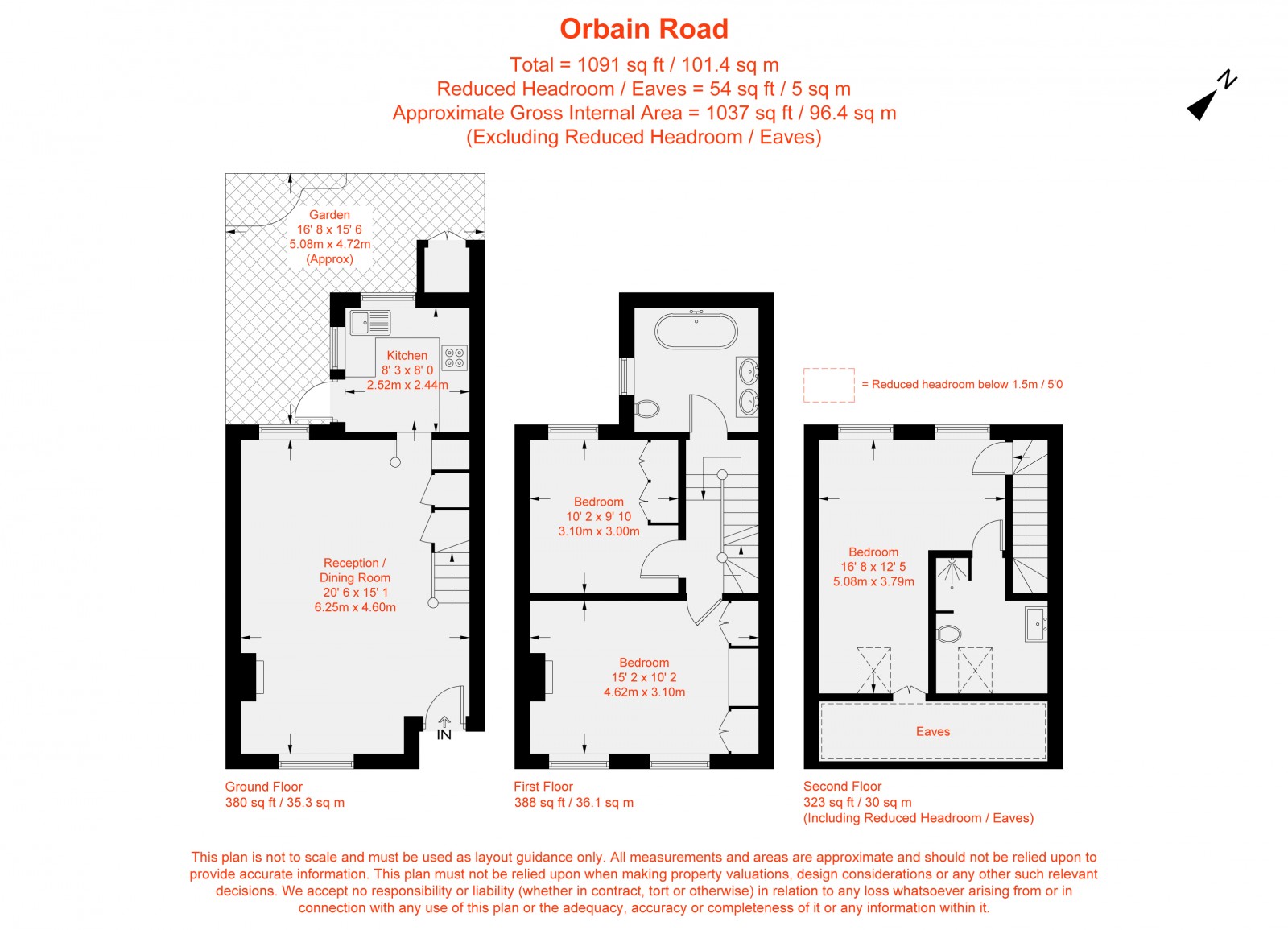 Floorplan for Orbain Road, Fulham, SW6