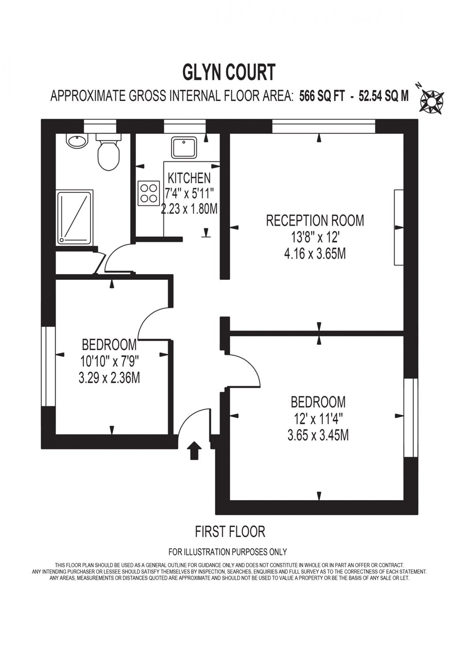 Floorplan for Leigham Court Road, London, SW16