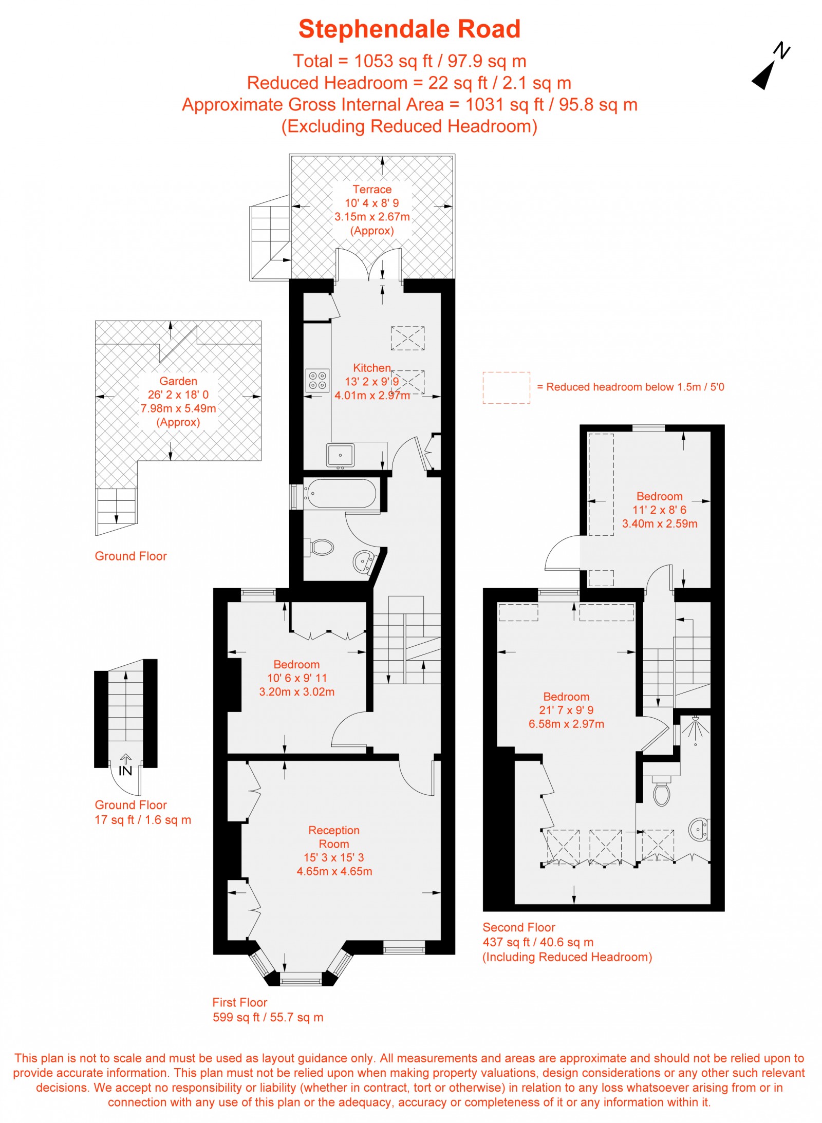 Floorplan for Stephendale Road, London, SW6