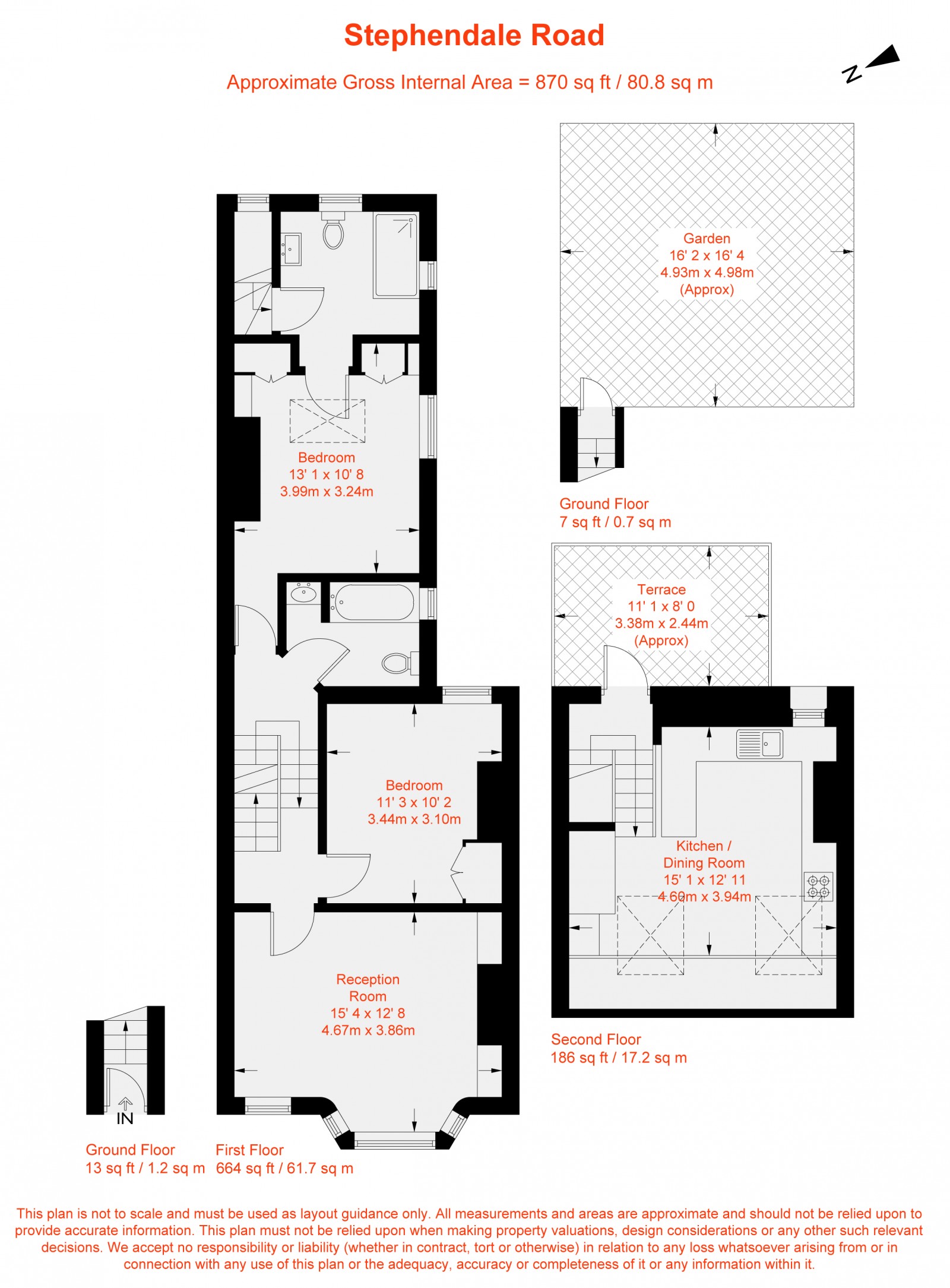 Floorplan for Stephendale Road, Fulham, SW6