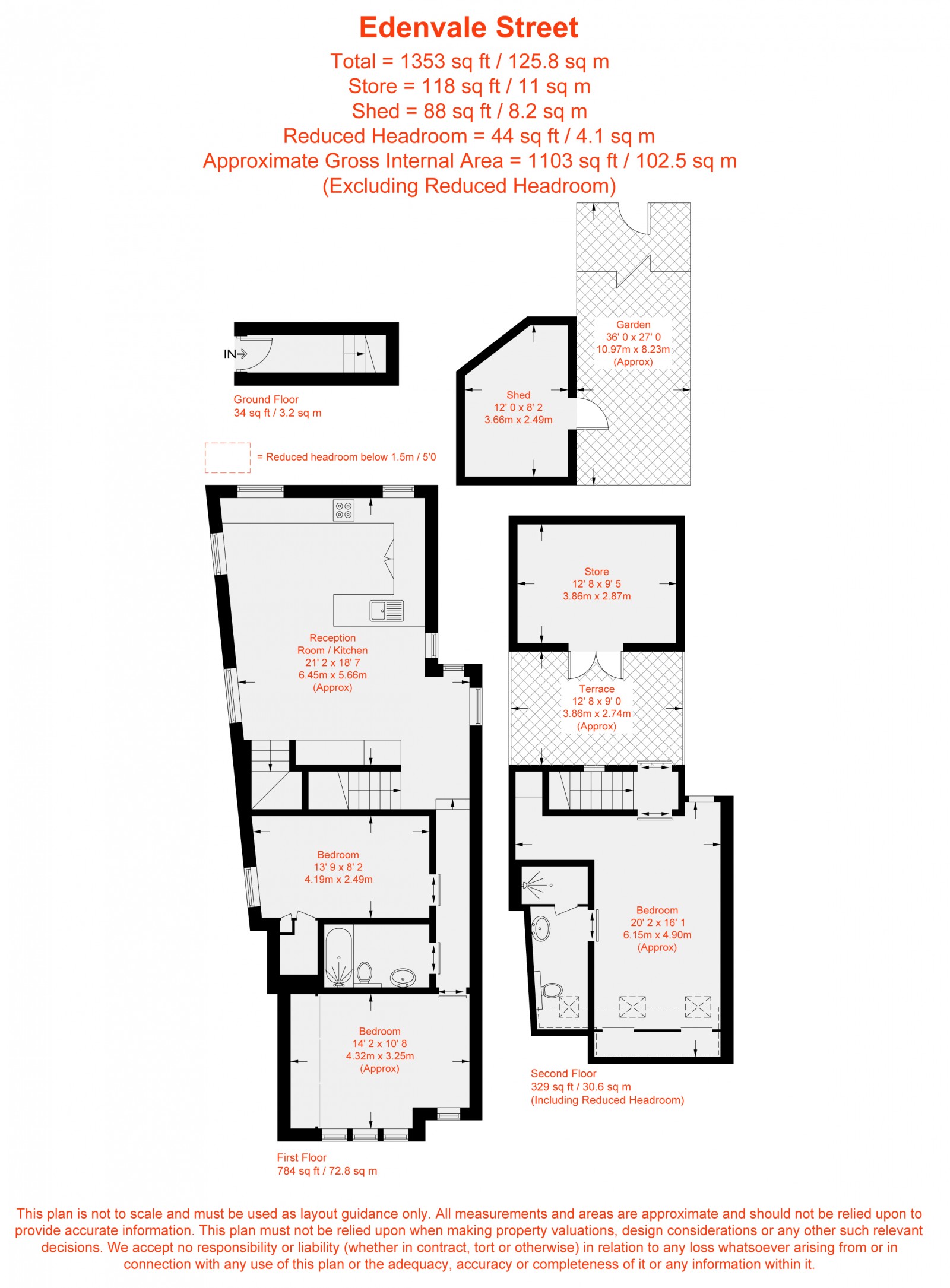 Floorplan for Edenvale Street, London, SW6