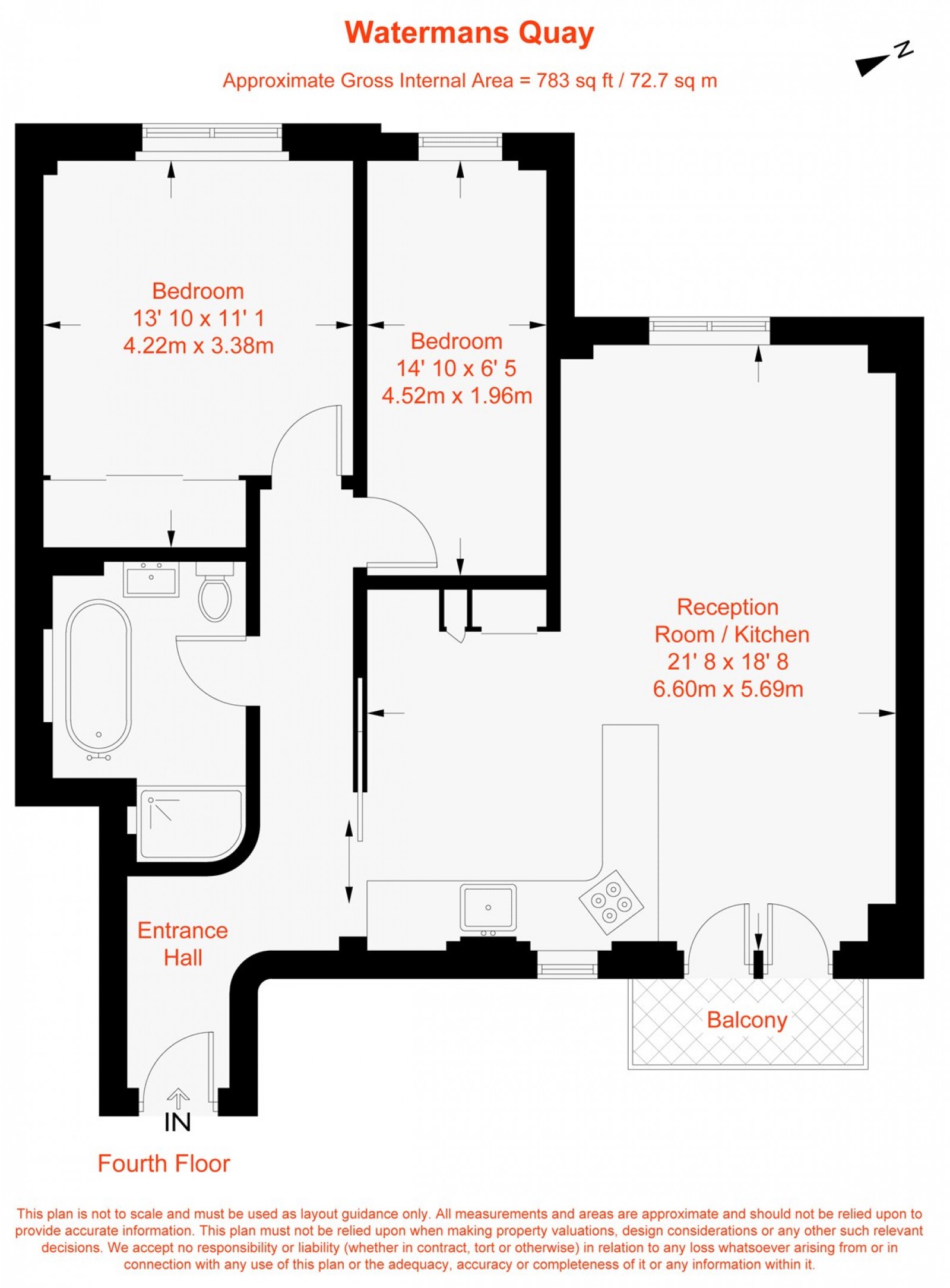Floorplan for William Morris Way, London, SW6
