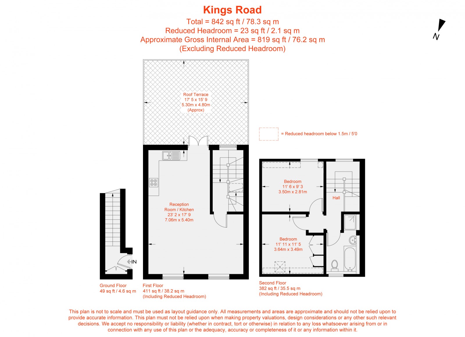 Floorplan for Kings Road, Fulham, SW6