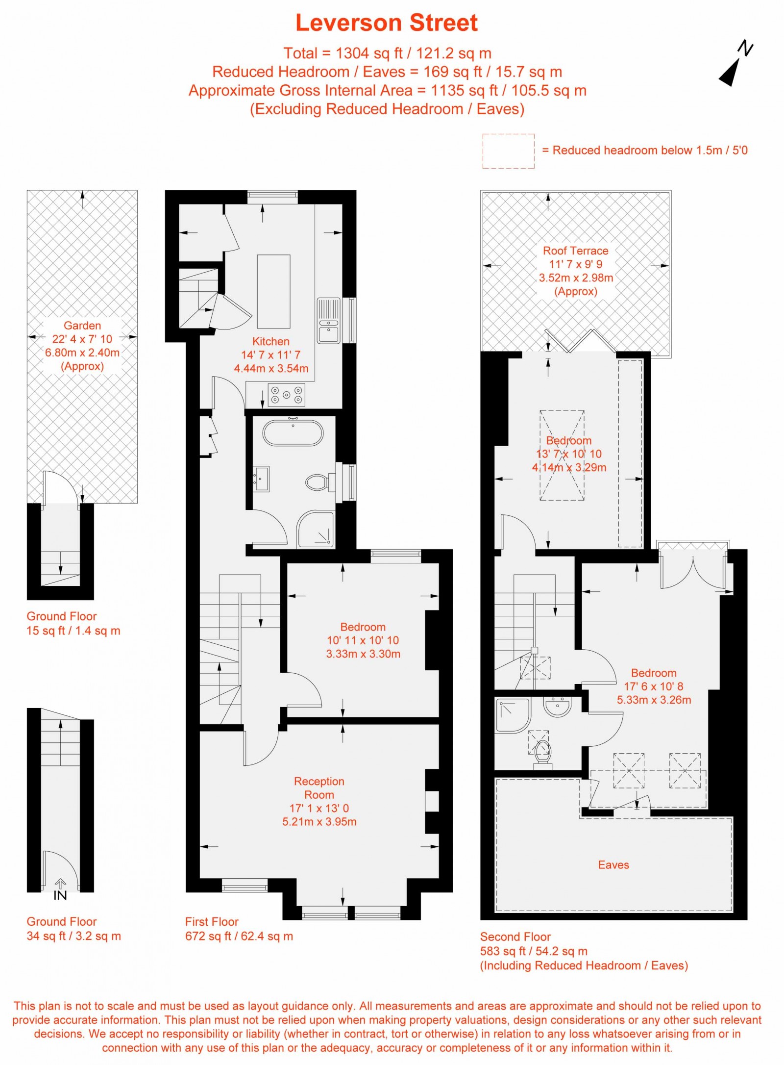 Floorplan for Leverson Street, Furzedown, SW16