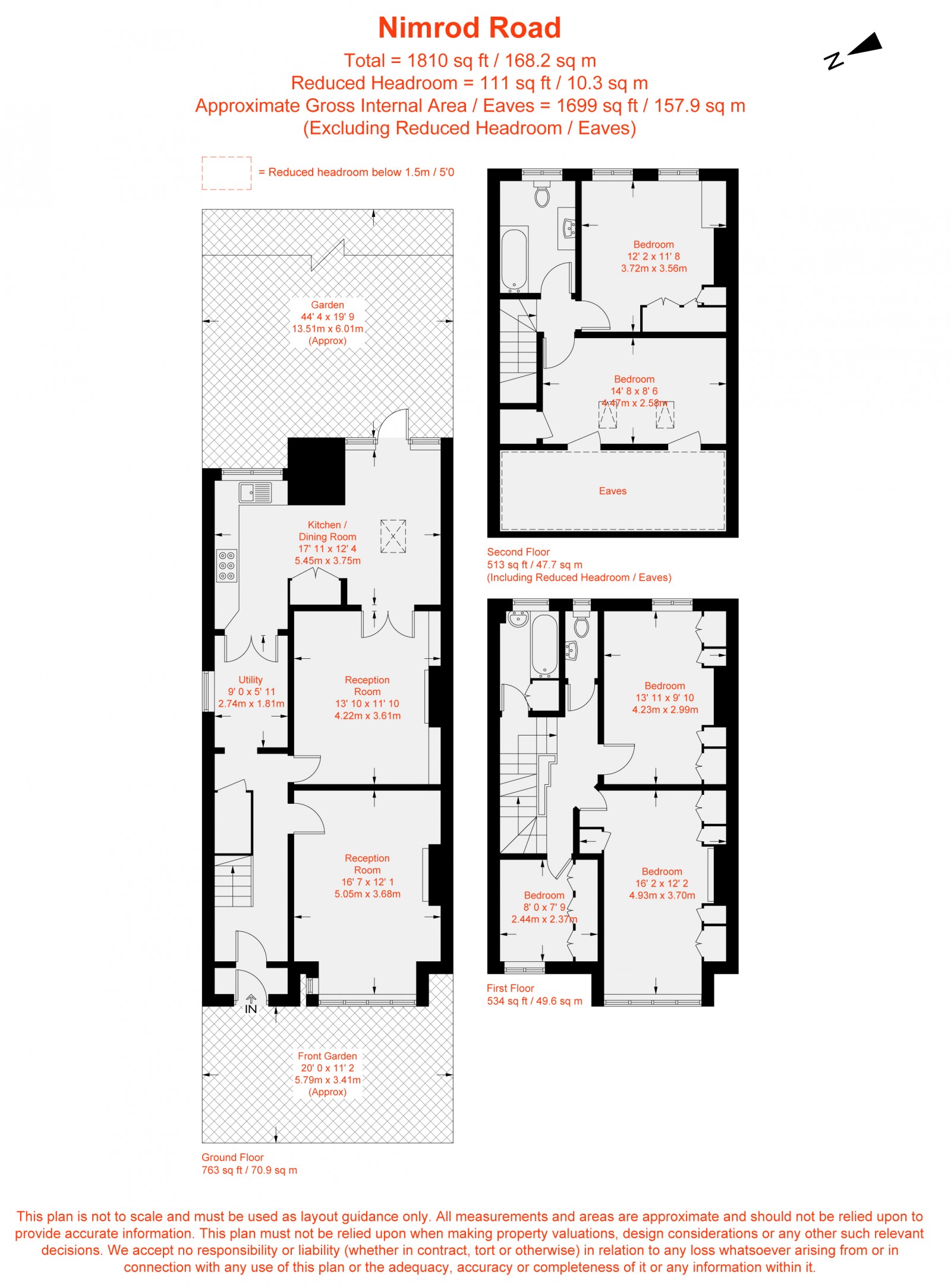 Floorplan for Nimrod Road, Furzedown, SW16