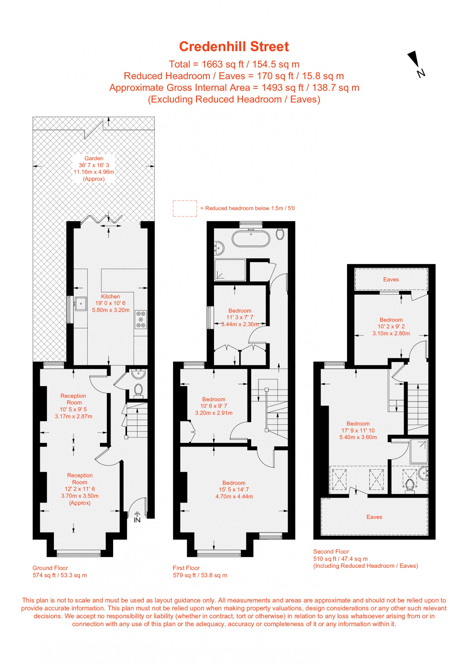 Floorplan for Credenhill Street, Furzedown, SW16
