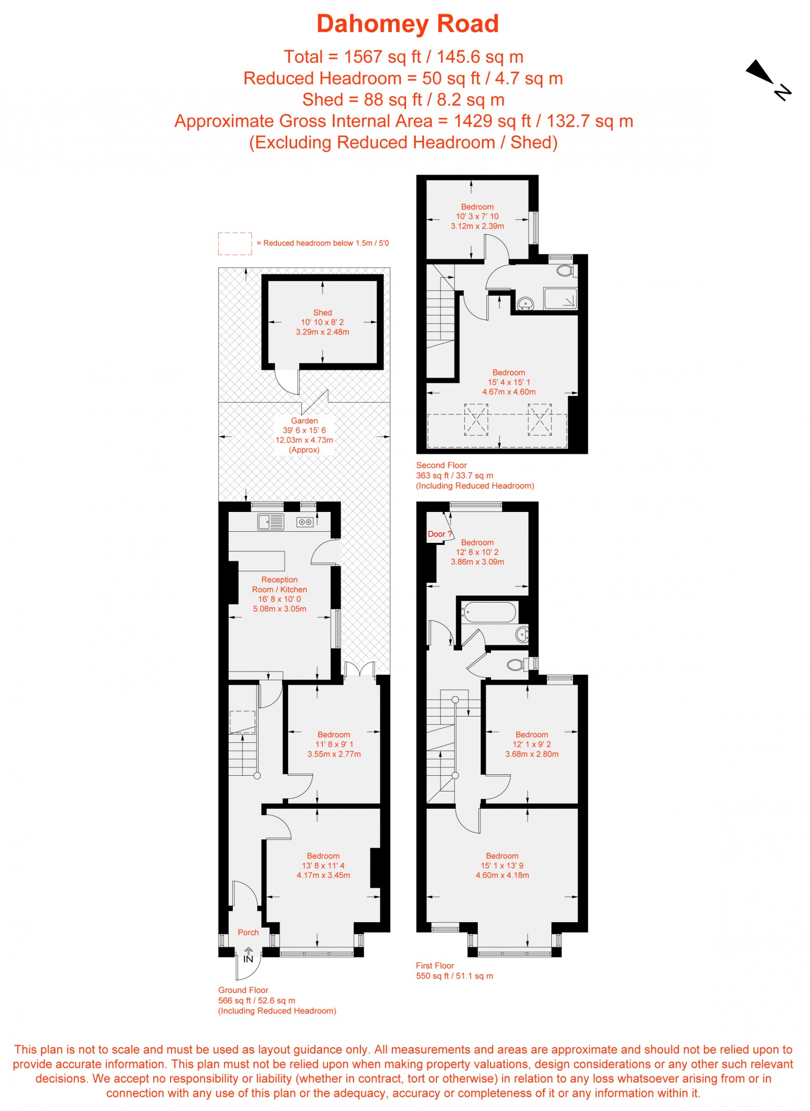 Floorplan for Dahomey Road, Furzedown, SW16