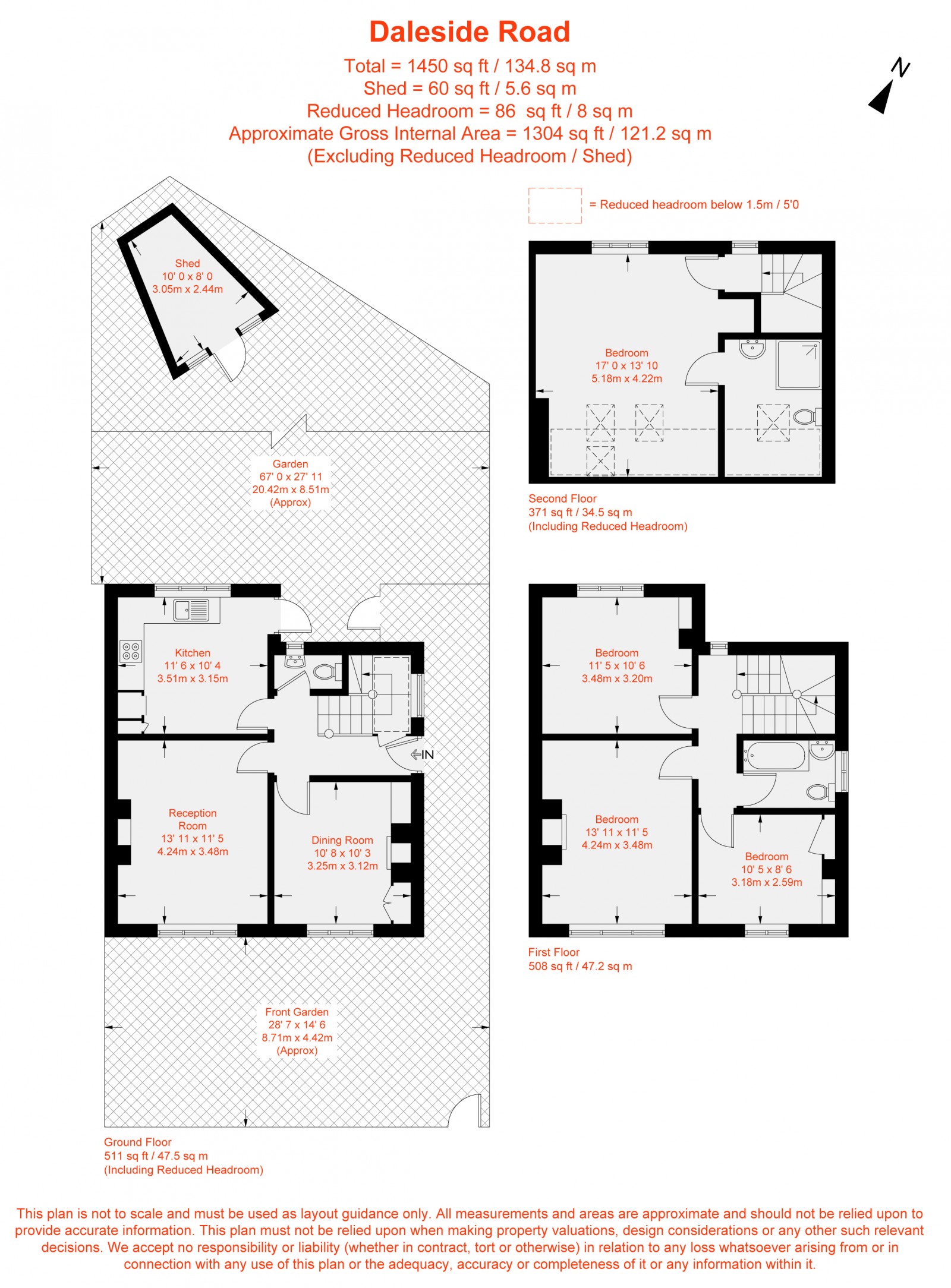Floorplan for Daleside Road, Furzedown, SW16