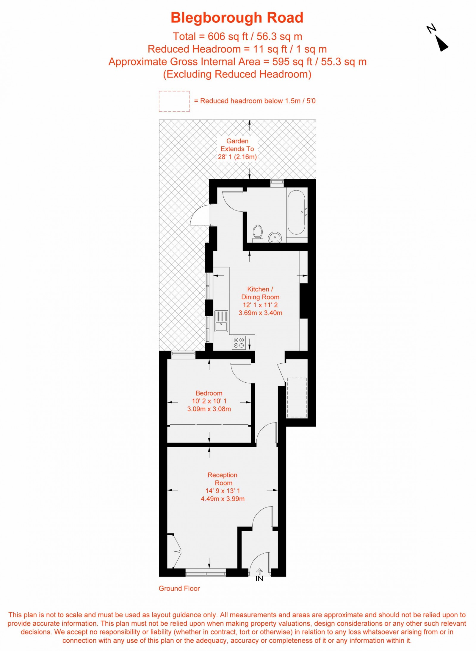 Floorplan for Blegborough Road, Furzedown, SW16