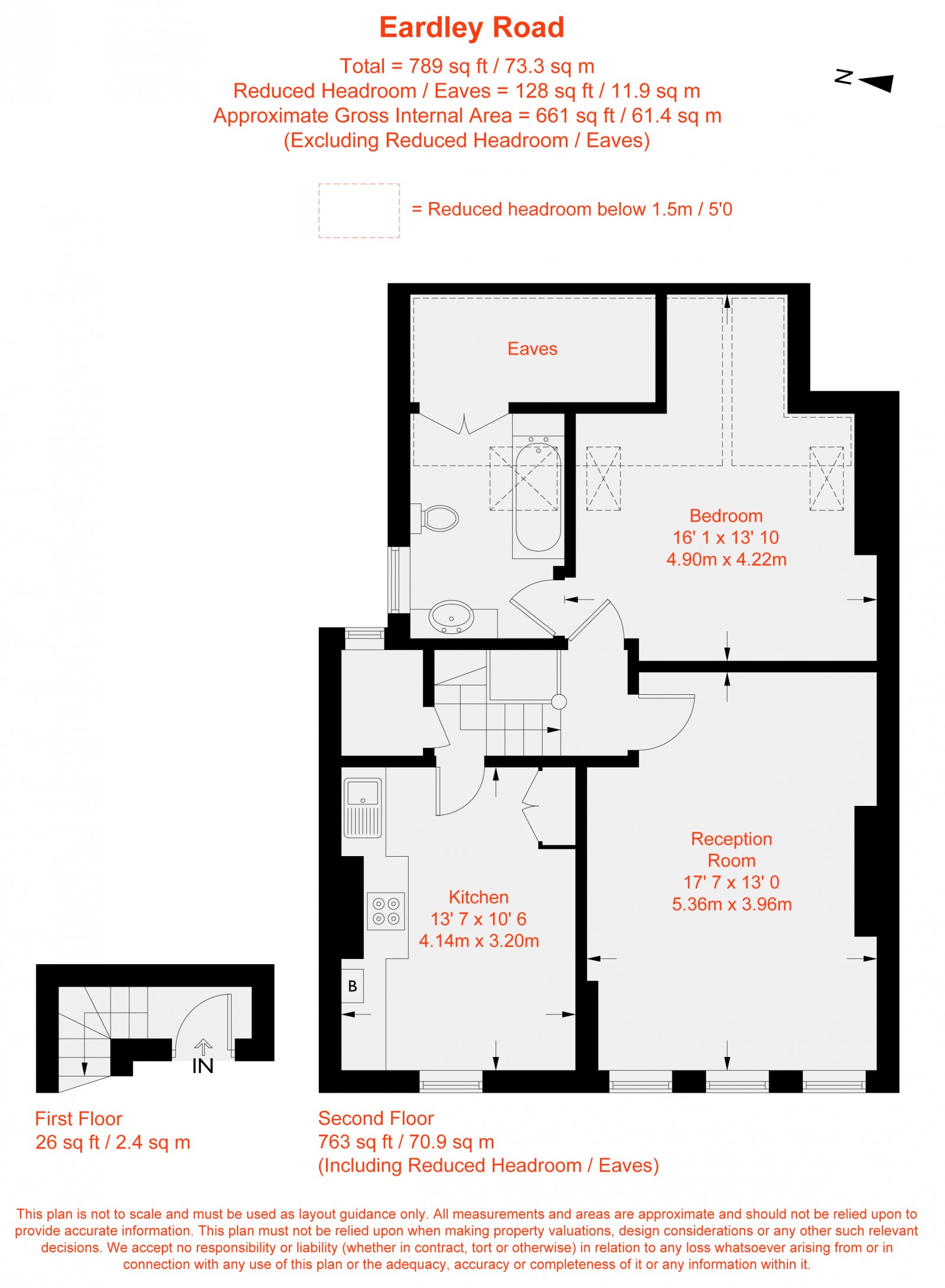 Floorplan for Eardley Road, Furzedown, SW16