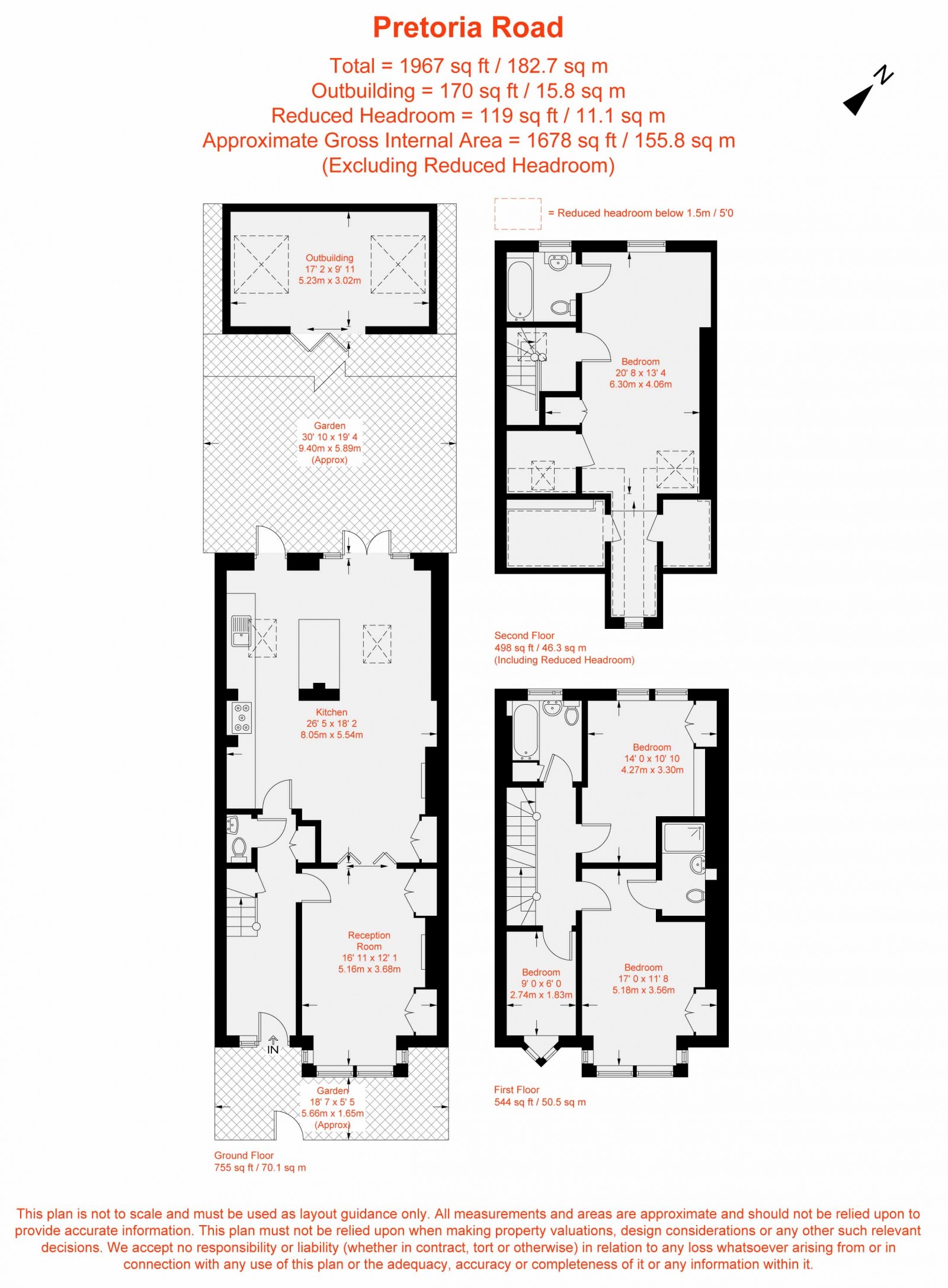 Floorplan for Pretoria Road, Furzedown, SW16