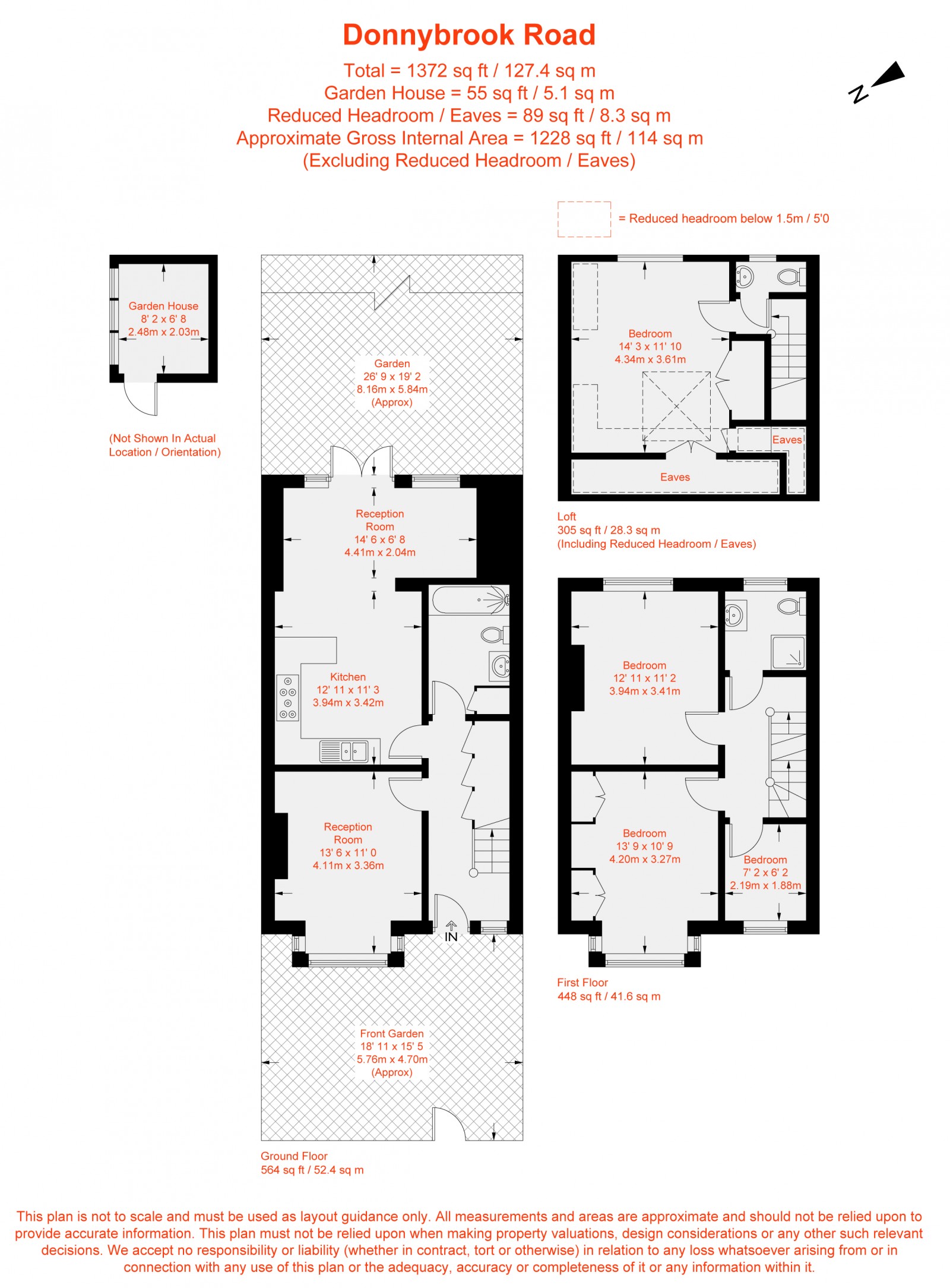 Floorplan for Donnybrook Road, Streatham Vale, SW16