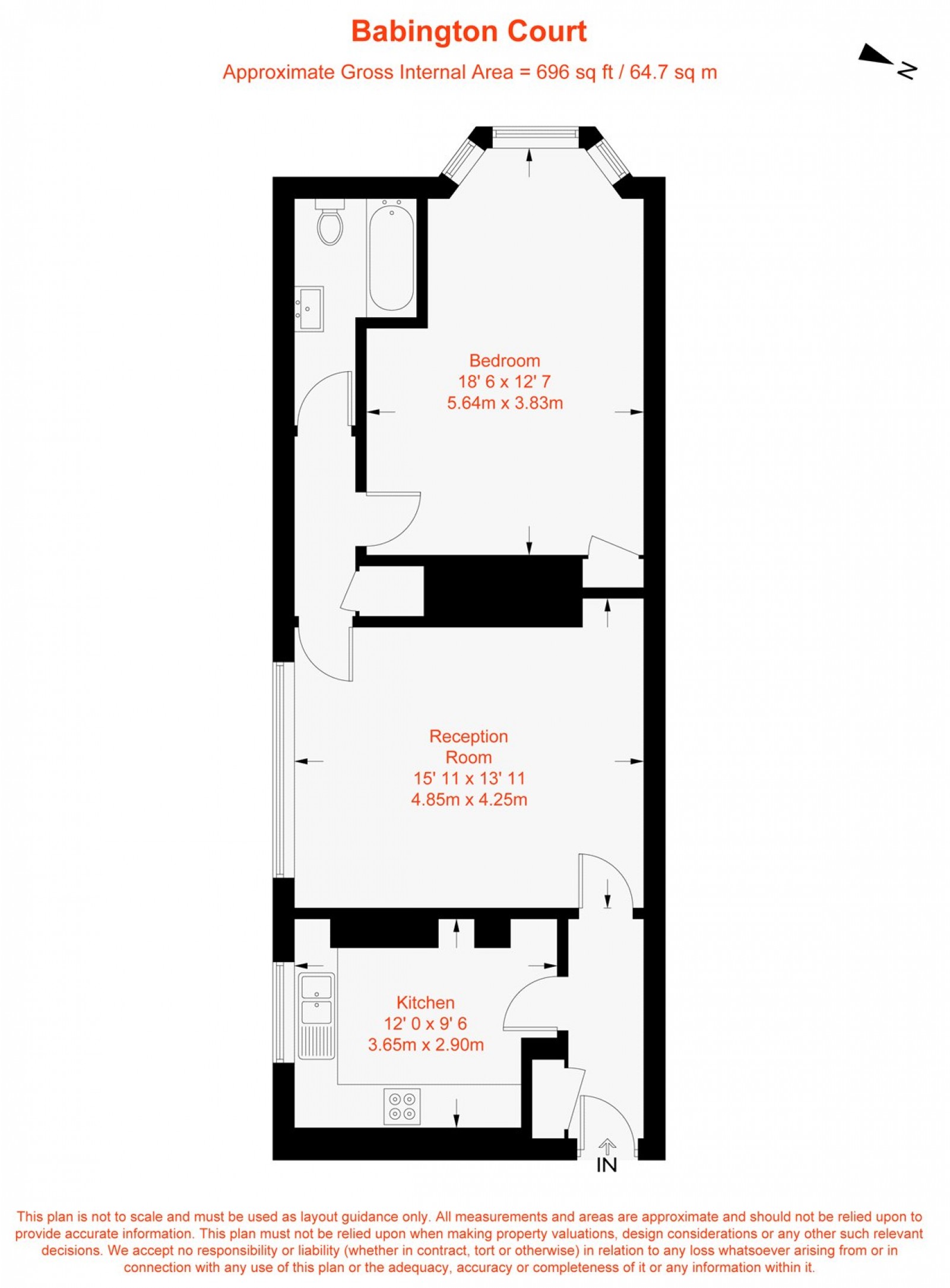 Floorplan for Babington Road, Streatham, SW16