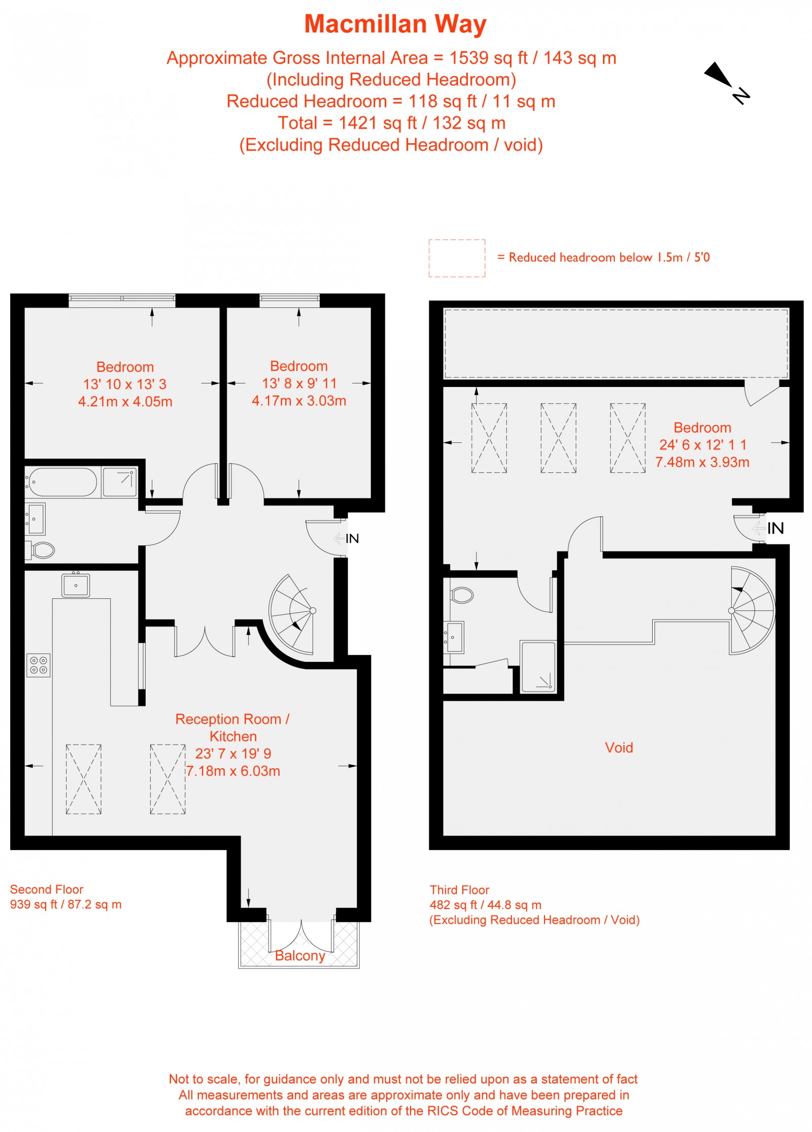Floorplan for Macmillan Way, London, SW17