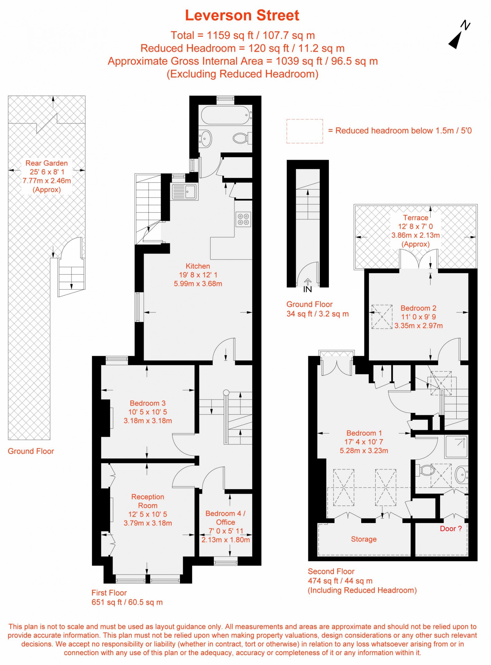 Floorplan for Leverson Street, Furzedown, SW16