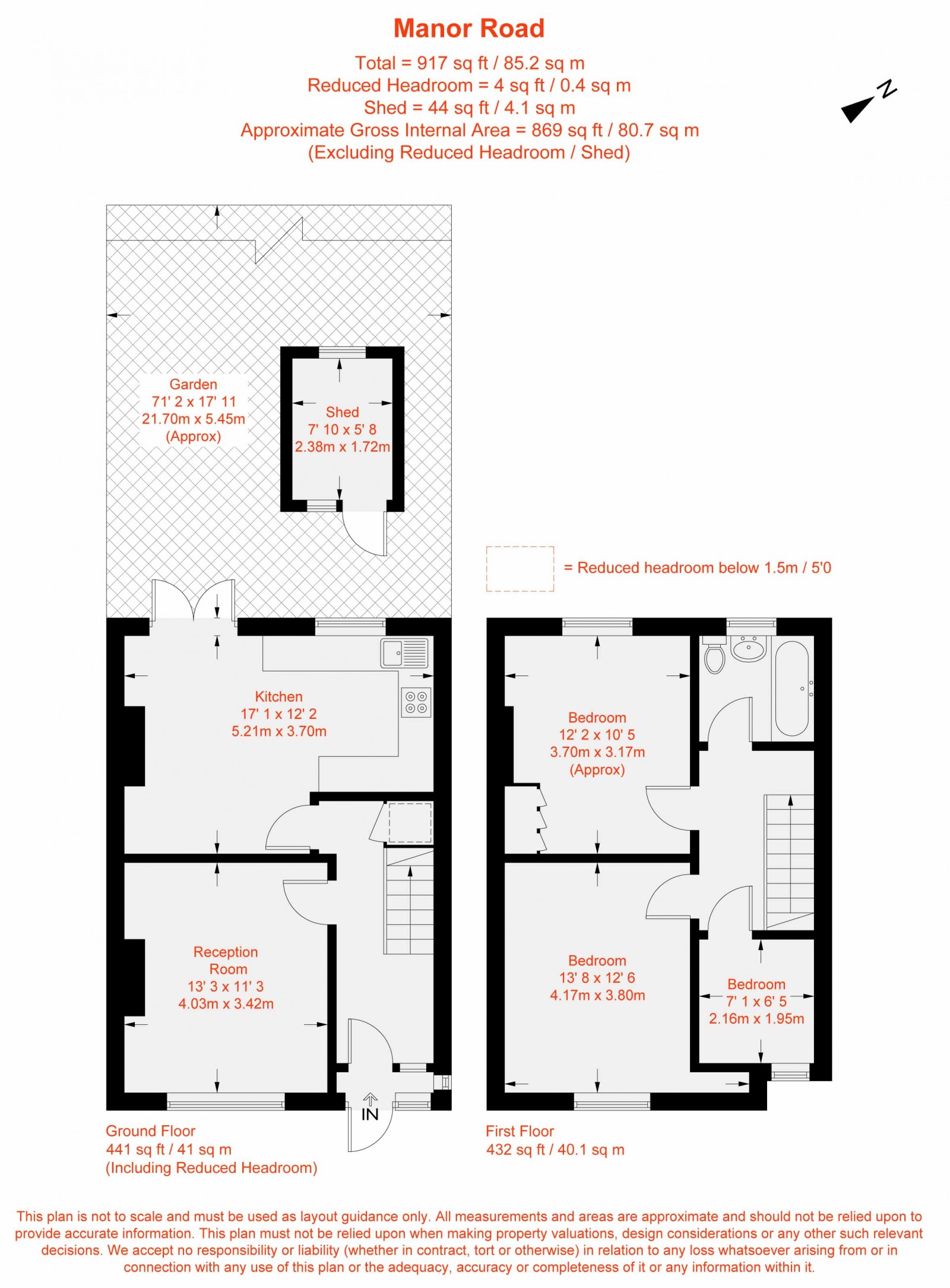 Floorplan for Manor Road, Mitcham, CR4